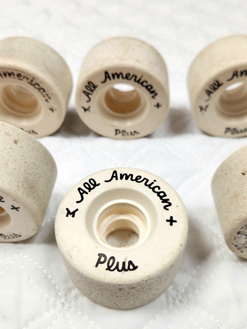 Original Old School Vanathane All American Plus Roller Skate Wheels - Set of 8